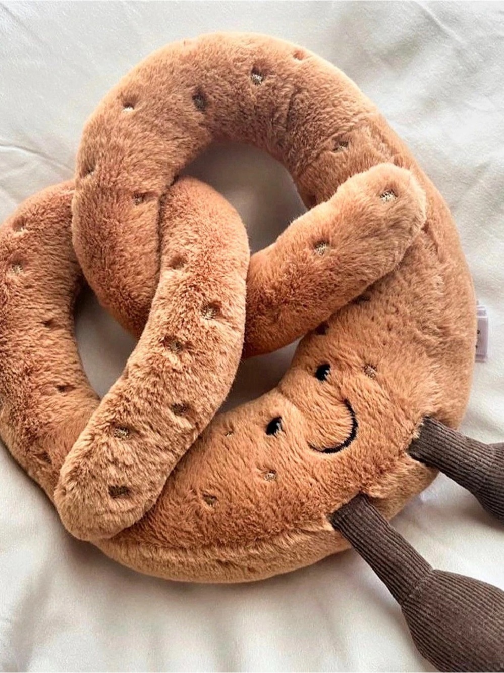 Jellycat Amuseable Pretzel Brown Plush Character Accessory